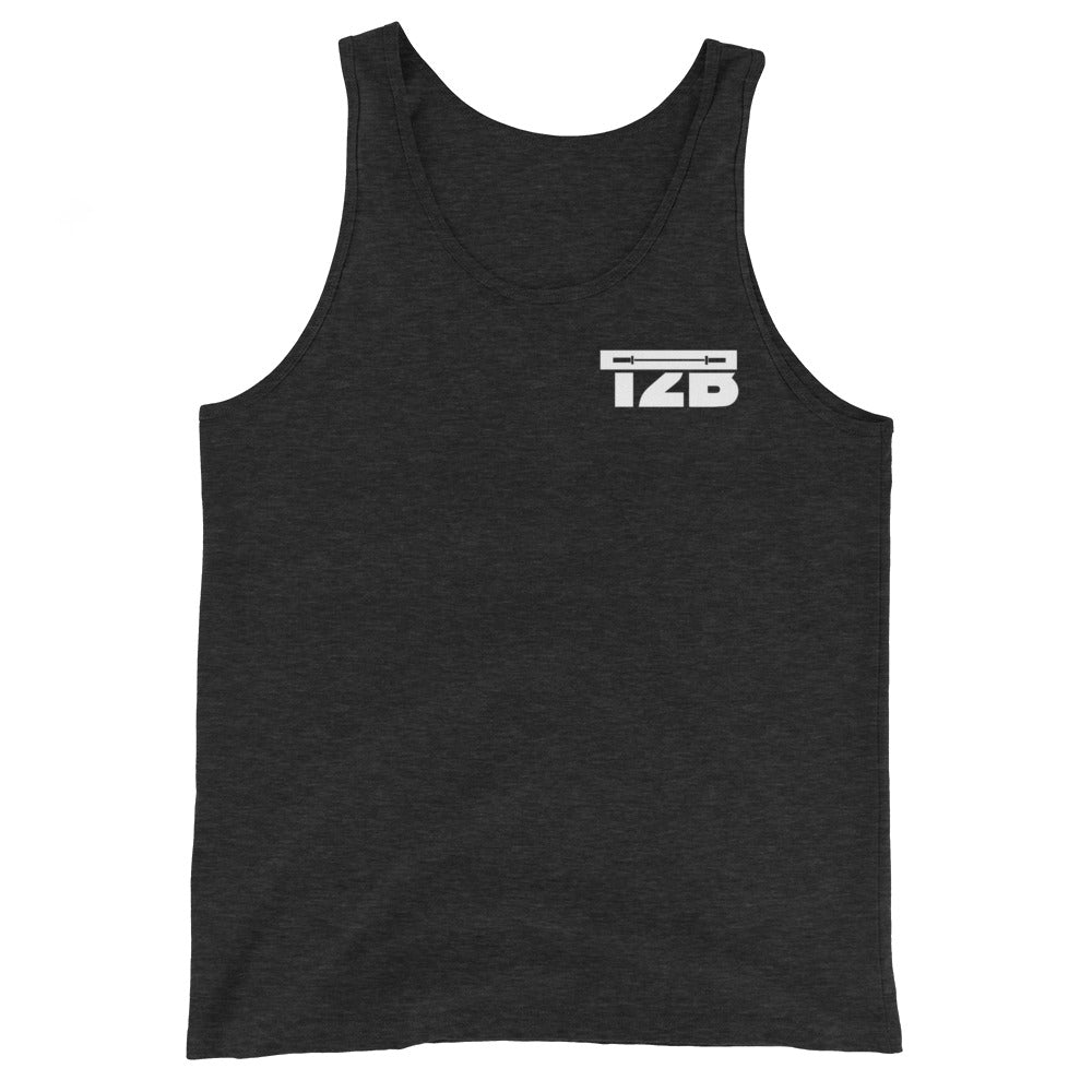 トップス BACK EMBLEM LOOSE FIT TANKTOP - BLACK Custom Women's Racerback Tank Top | The T-Shirt Deli, Co.